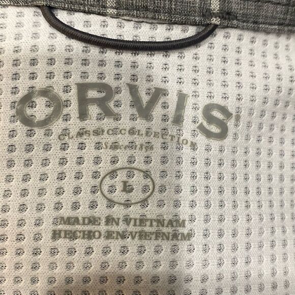 Orvis Short sleeve button down shirt Large - Picture 3 of 5